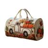 Damen Stepp-Baumwolle Fußball-Print Reisetasche, Stilvolle Yoga Übernachtungs-Handtasche