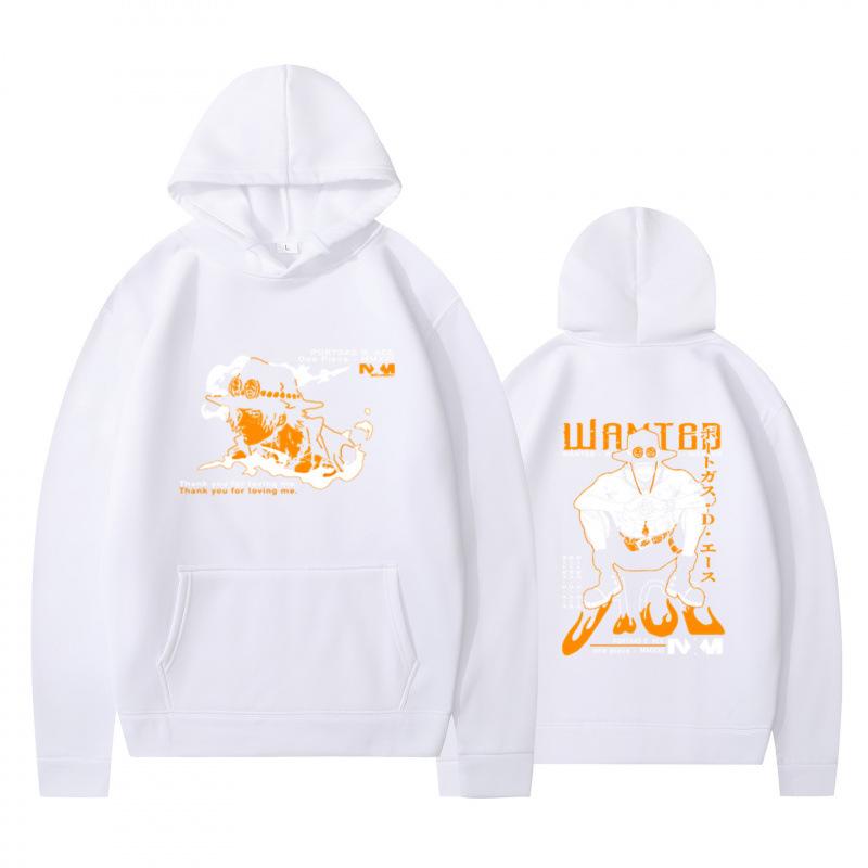 Autumn Winter Fashion Casual Hoodie Cartoon Anime Character Double Sided Printed Men's Loose Comfortable Sports Hoodie