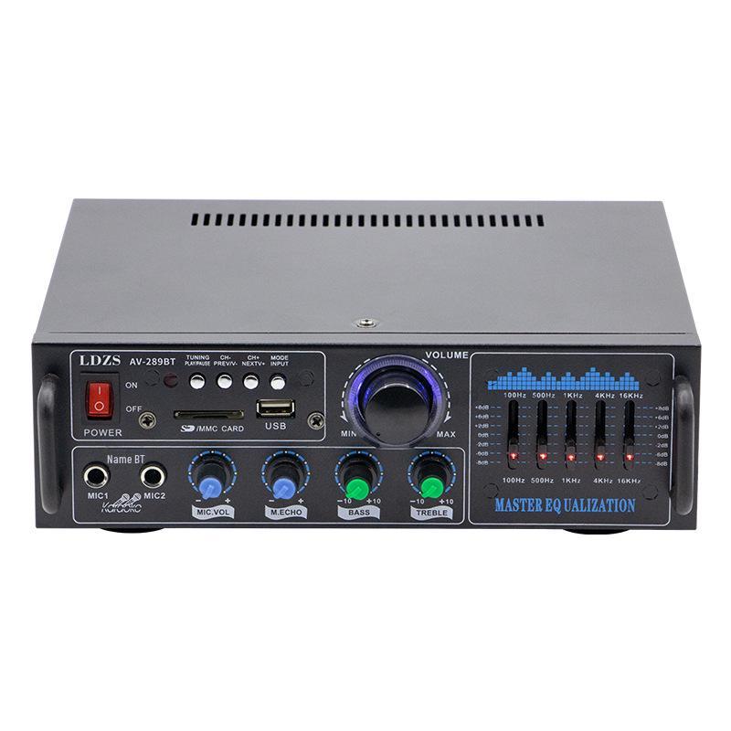 High-Power Bluetooth USB Audio Amplifier for Karaoke and Broadcasting