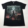 Kamelot Banda El Despertar Logo de la Gira 2023 Camiseta Negra Talla Pequeña Doble Cara