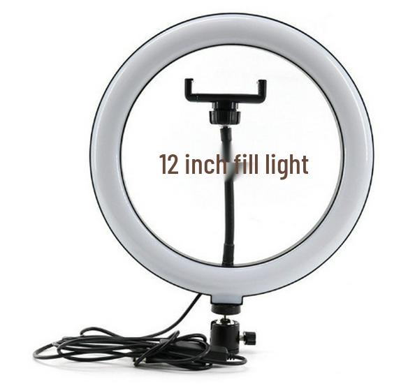 RGB 10-calowa lampa pierścieniowa do selfie do fotografii
