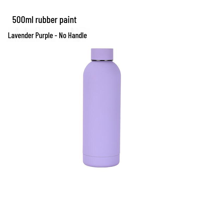 750ml Nerezová termoska - Přenosná, Matná, S malým hrdlem, pro venkovní sporty a do auta