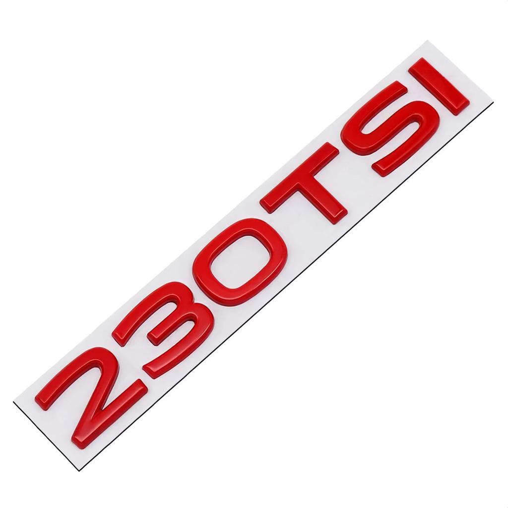 3D Metal 4MOTION 230TSI 280TSI 330TSI 380TSI Logo Badge Sticker Car Rear Trunk Emblem Decal