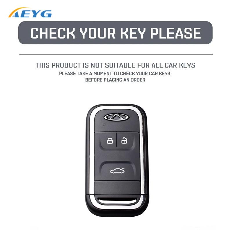 Tpu Car Remote Key Cover Case Shell Fob For Chery Tiggo 3 5X 4 8 Glx 7 Arrizo Tiggo 8 Keychain Protective Accessories