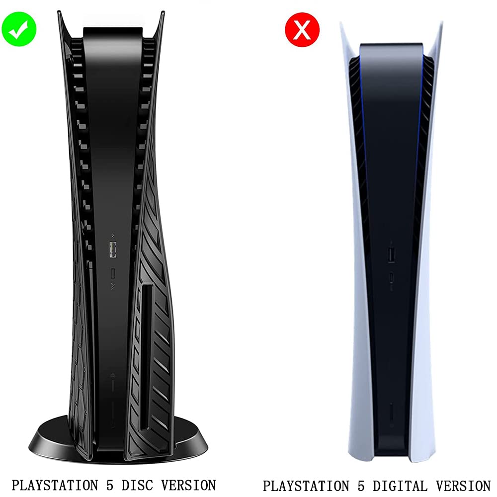 Miimall Kompatible PS5 Faceplate für PS5 Galvanisierte Schutzhülle für Playstation PS5 Seitenplatten-Ersatzplatte Konsole, 5, Hart,