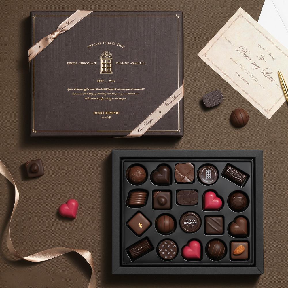 Como Sempré Signature Handmade Chocolates 20 Pieces