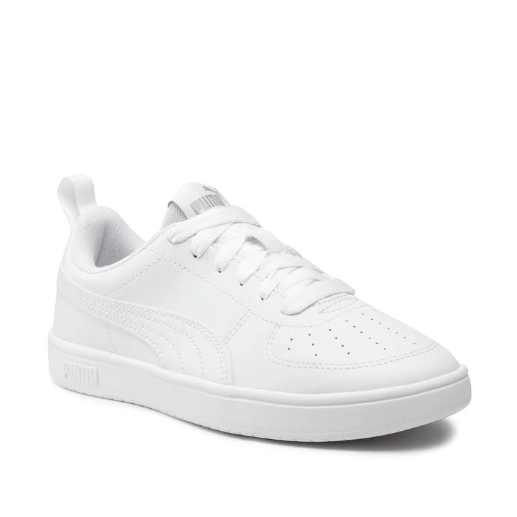Puma Rickie Jr Lace-Up Low-Top Kids Skate Shoes Kids sneaker White 384311-01