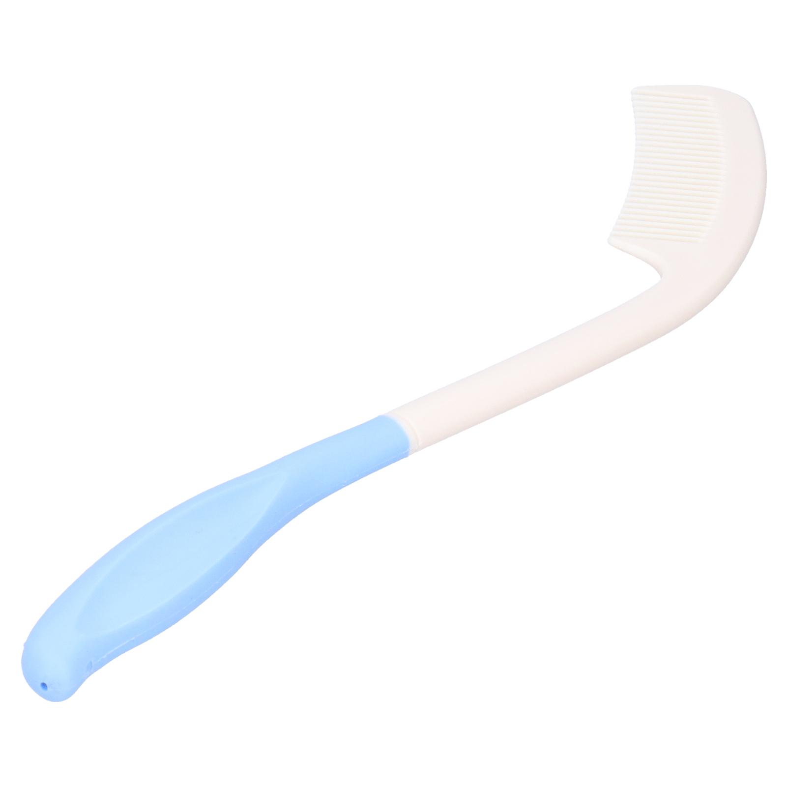 

Long Handle Comb Ergonomic Curved Handles Comb for Elderly Hand Disabled People
