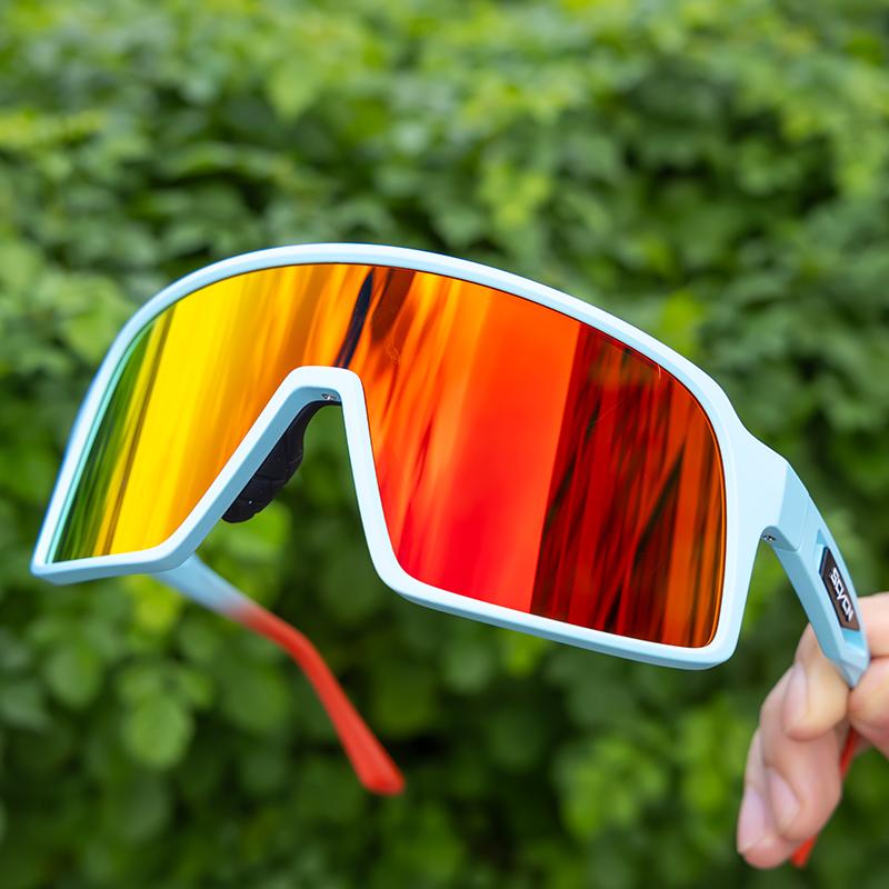 SCVCN Photochrome Radsportbrille Sportsonnenbrille für Herren MTB Fahrrad Brillen für Damen Mode Schutzbrille Schlittschuhbrille