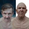 Nieuw Halloween Oude Man Mask Latex Hoofddeksel Opa Masker Kale Oude Man Baard Pruik Horror Masker