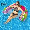 Swimming Pool Accessories U-shaped Inflatable Float for Adults Blow-Up Floating Lounge Chair Summer with Drink Holder Party Beach Lake Essentials