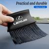 QDDY3 Car Wash Brush Dust Remover Air Outlet Soft Bristles Brushes For Lexus F SPORT LBX NX RX 350h 450h ES UX 300e GS GX IS LS LX CT