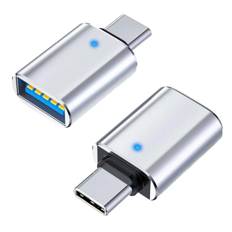 2pcs USB C To USB Adapter USB OTG Converter Compatible for Type C Smartphones Seamlessly Connection With Various Devices