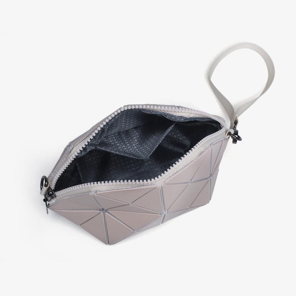 2025 Geometric Diamond Lattice Crossbody Shell Bag with Coin Purse