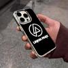 L-LinkinS Park Phone Case For IPhone 17 Air 16 E 15 14 13 12 11 Plus Pro Max Electroplated Transparent Soft Shell