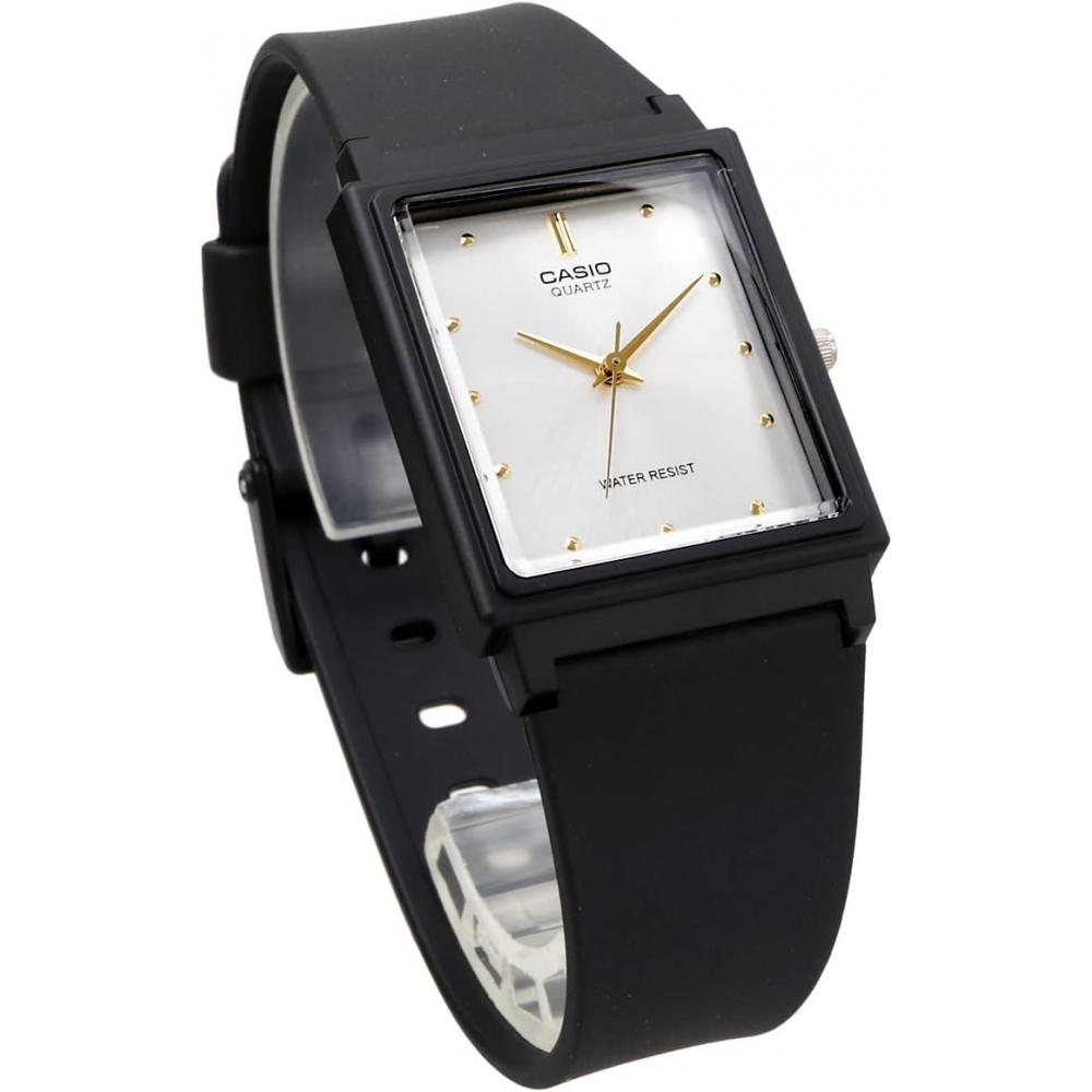 Casio Analog Wristwatch Unisex Urethane Belt Rectangular Face Mq 38 7a Imported