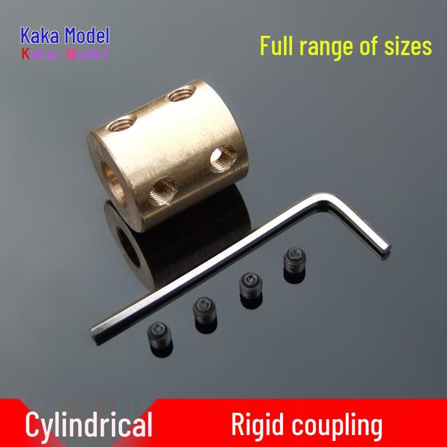 Pure Copper Motor Coupling for Model Boats - Rigid Cylindrical Design
