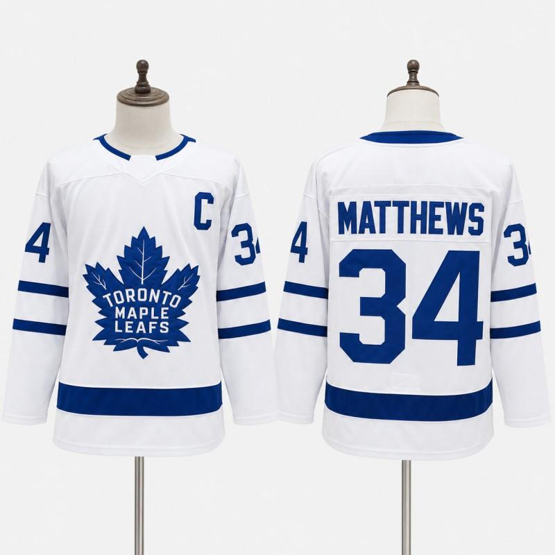 Toronto Maple Leafs Hockey Jersey Full Embroidered Leaf NHL Team Sport Uniform Men Women