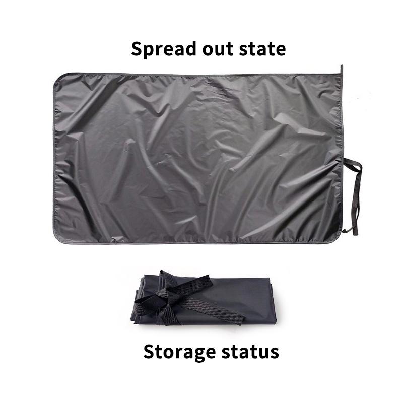 Universal Waterproof Polyester Fiber Cargo Mat Portable Dustproof Luggage Liner Pet Mat For Car Suv Trunk Protection 1Pc