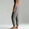 2025 European & American Style Women's High Waist Cotton Linen Wide Leg Yoga Pants