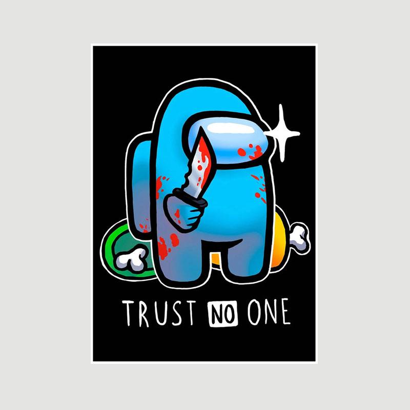 

Ретро Белая Бумага Игровые Плакаты и Принты Высокое Качество Художественная Живопись Бар Детская Комната Домашнее Украшение Фреска Постеры Among Us Настенный Декор 30x21cm