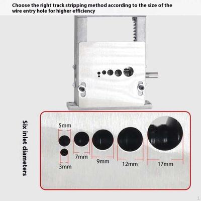 Wire Stripping Machine,Portable,Professional for 0.12" To 0.67" Scrap Copper Cables Cable