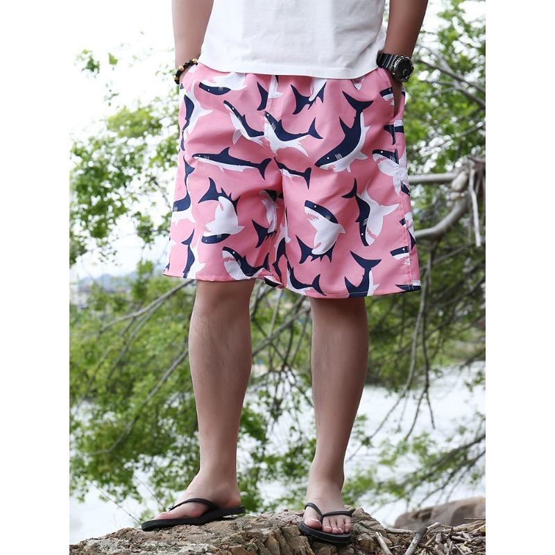 Shorts décontractés d'été hommes Shorts de plage respirants mode pantalons courts de sport confortables avec poches pour le surf plage Shorts à séchage rapide pantalons