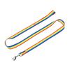 Rainbow Walking Dog Rope Large Medium And Small Traction Rope Snap On Pet Collar Nylon Strap Woven Dog Pet Accessories