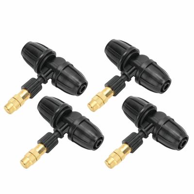 10Pcs Adjustable Garden Irrigation Water Saving Misting Sprinkler Atomizing Nozzle  8/11 Mm Hose