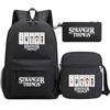 Stranger Things Star Printing Teen Student School Bag Three-Piece Men'S And Women'S Backpack