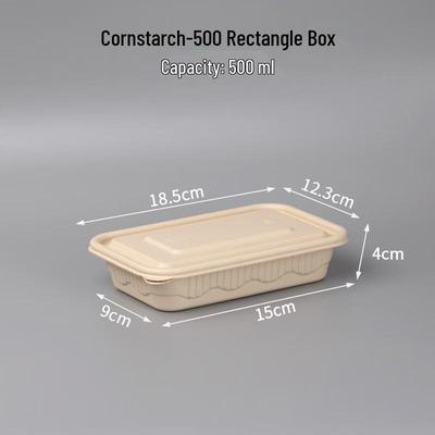 Yuduo HC Biodegradable Corn Starch Rectangular Food Containers