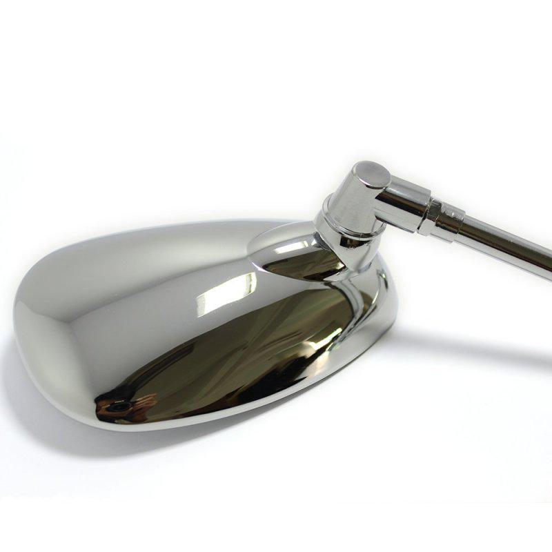 1 Pair 10MM Motorcycle Rearview Side Mirrors Adjustable Blind Spot Mirror for Kawasaki Suzuki