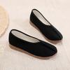 Damen Sommer Flache Beijing Stoffschuhe Bequem Ethnisch Retro Hanfu Tanzschuhe Damen Weiche Sohle