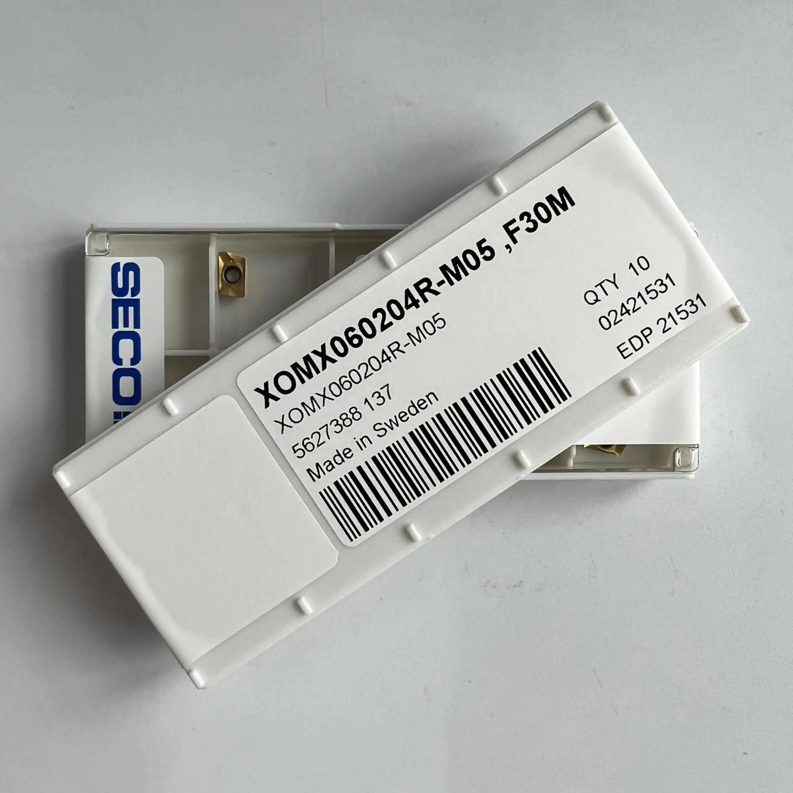 

XOMX060204R-M05, F30M / Industrial indexable Carbide Inserts 10 Pcs