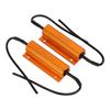 2 Pcs Load Resistor 75W 6 Ohm  Portable LED Light Load Resistor for Decoding Resistance and Load