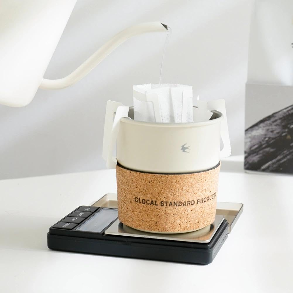 Watchget Pocket Digital Portable Weighing Scale with Insulation Drip Electronic Coffee 1000g Battery Compact Weighing Scale for and Coffee Includes