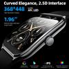 New Ultra Thin Smart Watch Men AMOLED Ultra HD Heart Rate Sports Bracelet Always Display Time BT Calling Smartwatch