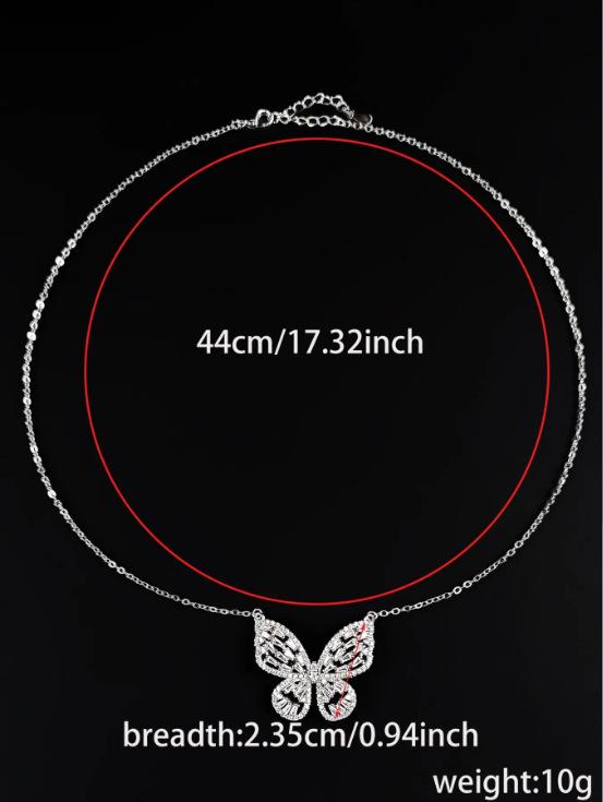 Top-Selling Butterfly Pendant Necklace X6092