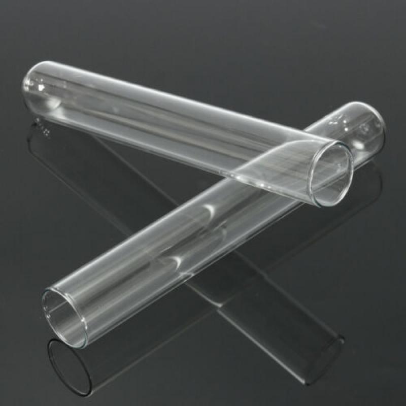 5Pcs 75/100/150/200mm Pyrex Glass Blowing Tubes 3/4 /6/8Inch Long Thick Wall Test Tube