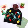 LED Light-Up Knit Christmas Hat - Colorful Winter Wool Hat for Adults & Children