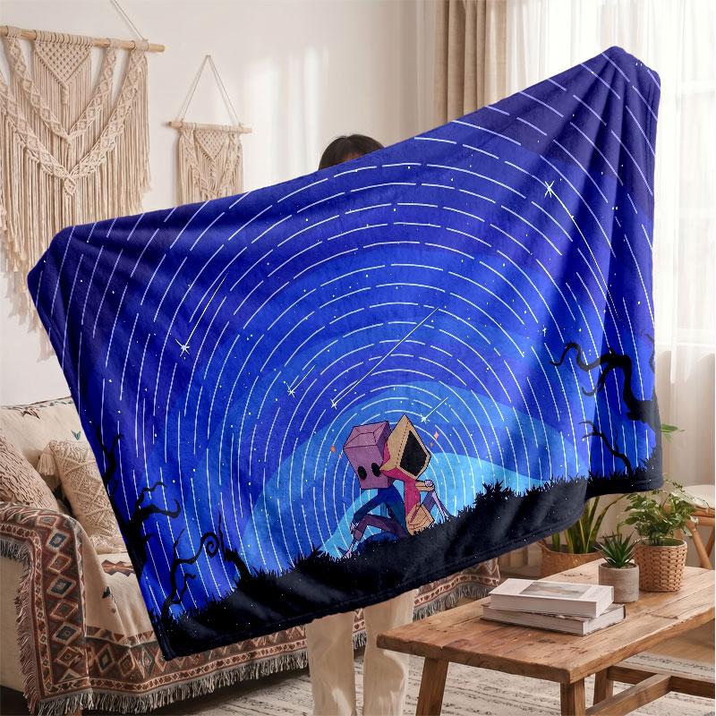 Warm Flannel BlanketLittle Nightmares Six Mono Soft Cozy Throw Blanket for Bedroom Couch