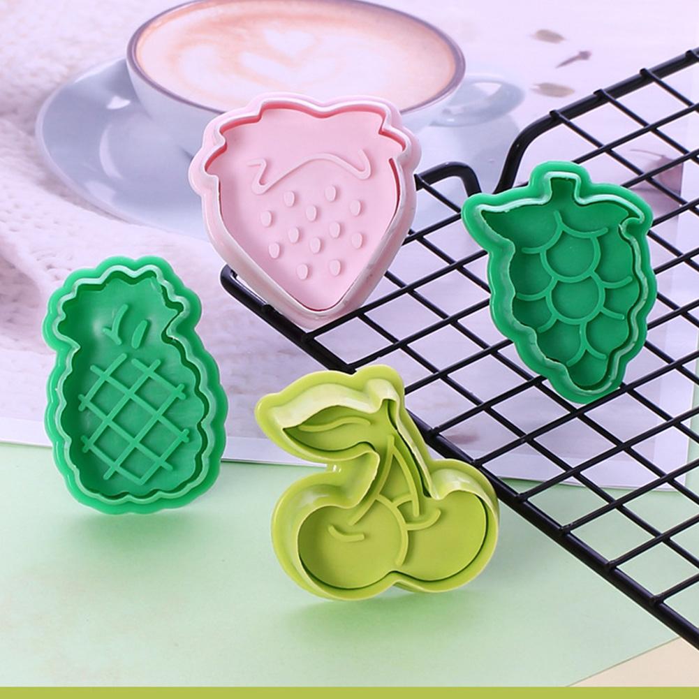 

4Pcs Set Baking Mold Cute Elephant Zebra Shape Biscuit Mould Fondant Cookies Cutters Set Mold Kitchen Tools style 1#0