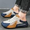 Mode Sommer Herren Hausschuhe 2025 Indoor Outdoor Zuhause Mode Halbschuhe Mesh Atmungsaktiv Sportschuhe Große Größe 39-47 Hochwertig