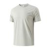 Solid Color Short Sleeved T-shirt Breathable Quick Drying Outdoor Running Sports Men's Stretch Short Sleeved T-shirt