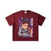 260 GSM Double Yarn 32 Count 100% Cotton Jujutsu Kaisen V53 Yuta Print Unisex Heavy Cotton T Shirt