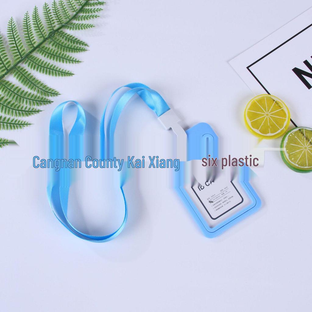 Double-Sided Transparent Colored ID Badge Holder Sleeve