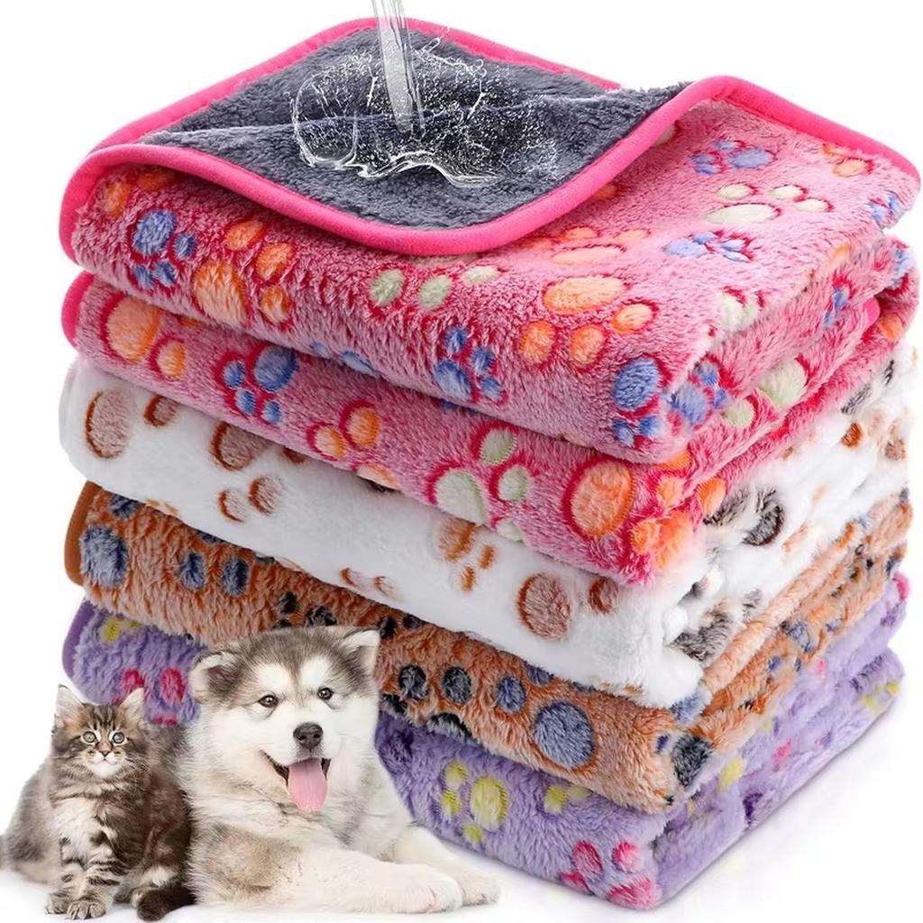 Pet Blanket Soft Plush Mat for Dogs Cats All Bed