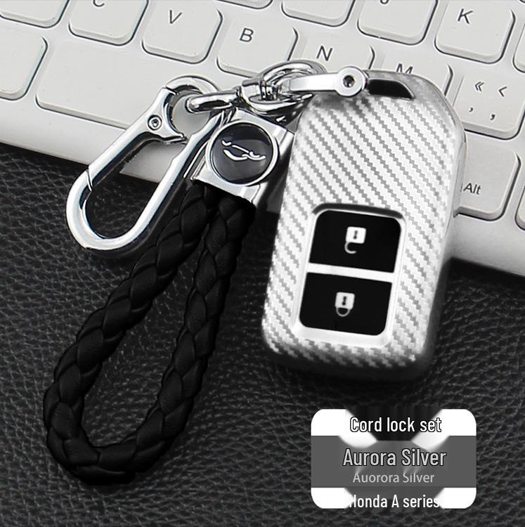 Honda Carbon Fiber Texture TPU Car Key Protective Case