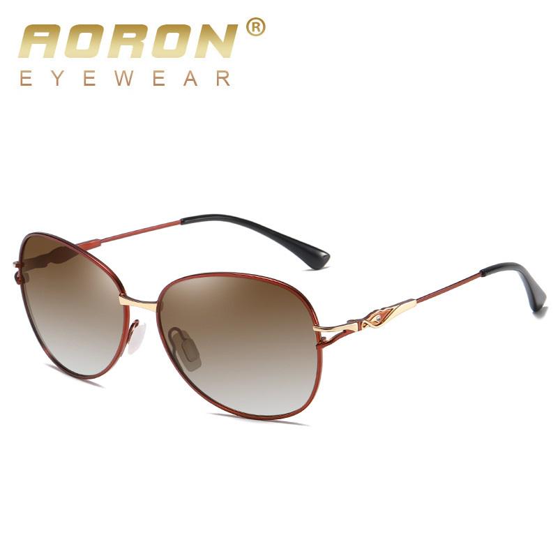 aoron More Than 100 Colors Polarized Sunglasses for Men Women Fashion Design Metal Frame Outdoor UV400 Anti Glare Driving Glasses