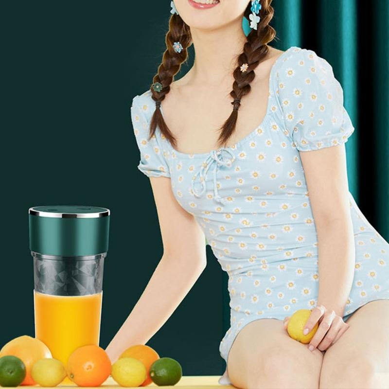 Главная Портативная бутылка для сока и воды Беспроводная соковыжималка для фруктов — фото 6